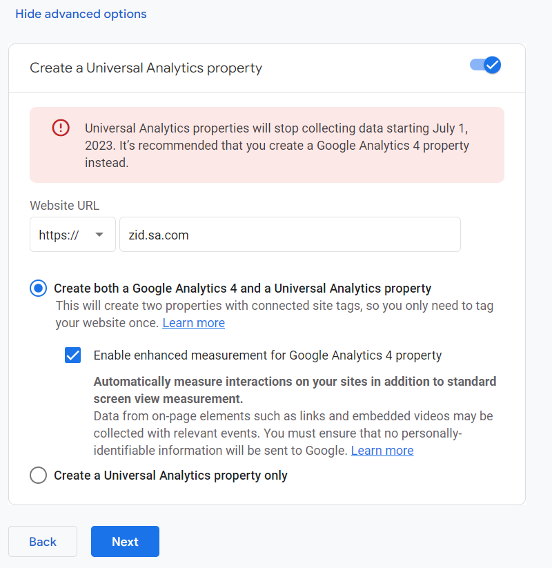 الربط مع Google Analytics 25