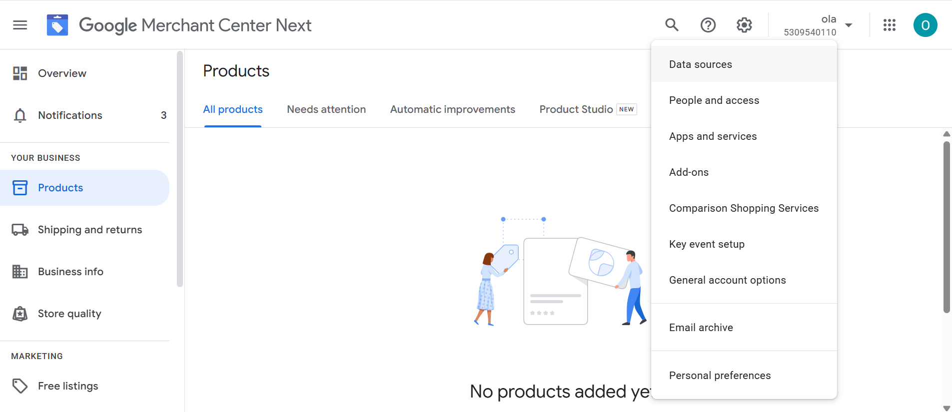 الربط مع Google Merchant Center 61