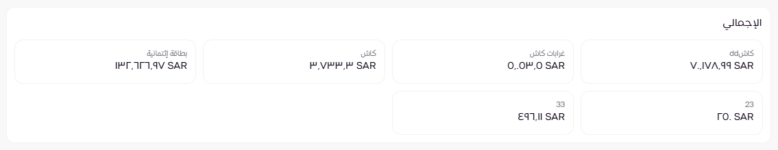 تقارير نقاط البيع ( لوحة التحكم الجديدة ) 21