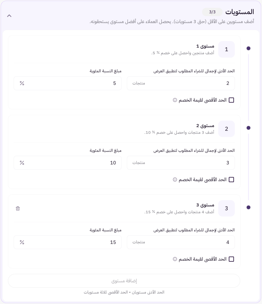 العروض التصاعدية على السلة( لوحة التحكم الجديدة ) 13