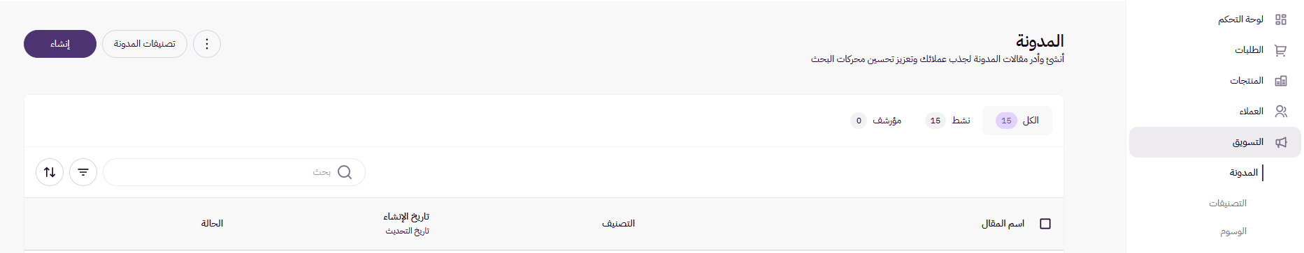 المدونة ( لوحة التحكم الجديدة) 24 المدونة ( لوحة التحكم الجديدة) 23