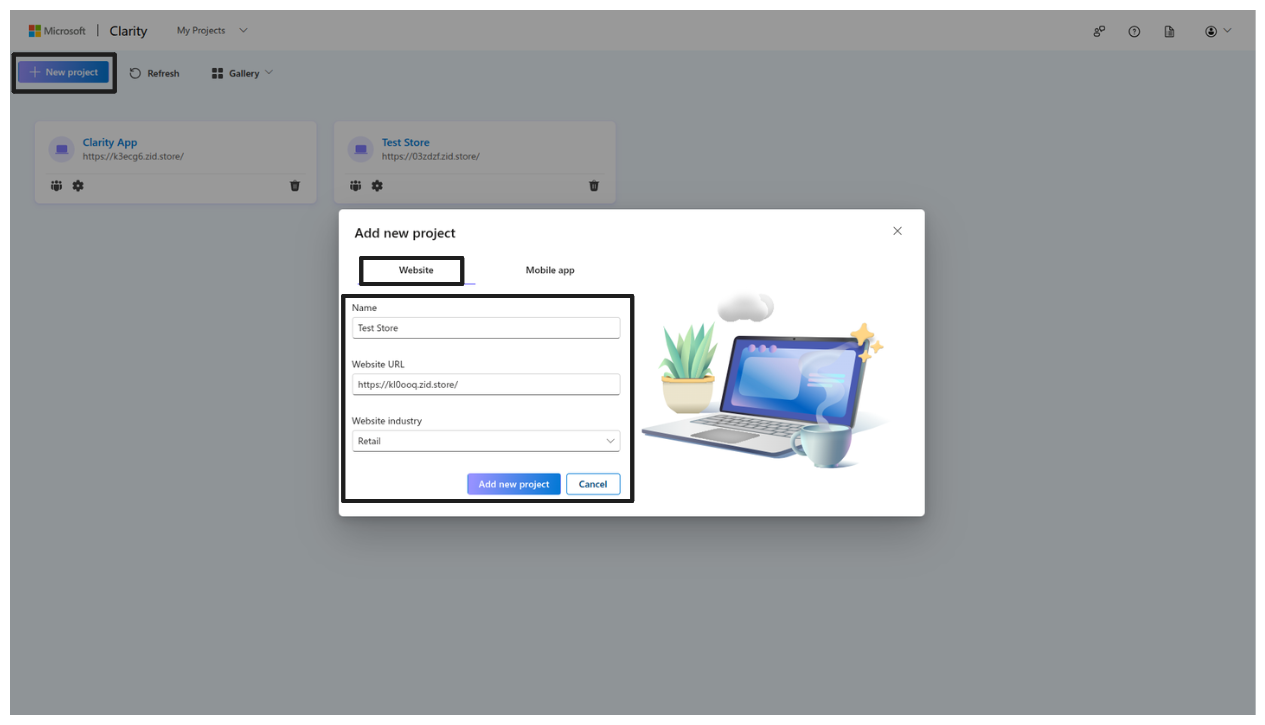 الربط مع Microsoft Clarity من خلال Google Tag Manager (لوحة التحكم الجديدة) 21